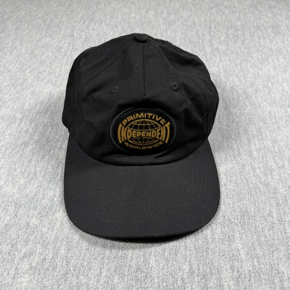 Primitive Hat Mens OSFM Black Independent Trucks Snapback Skateboard Cap